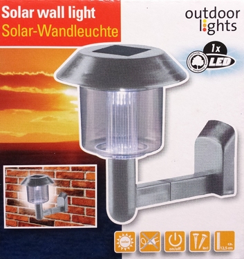 Muur solar lamp